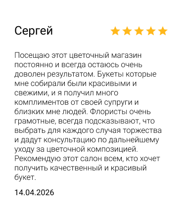 Отзыв Сергея